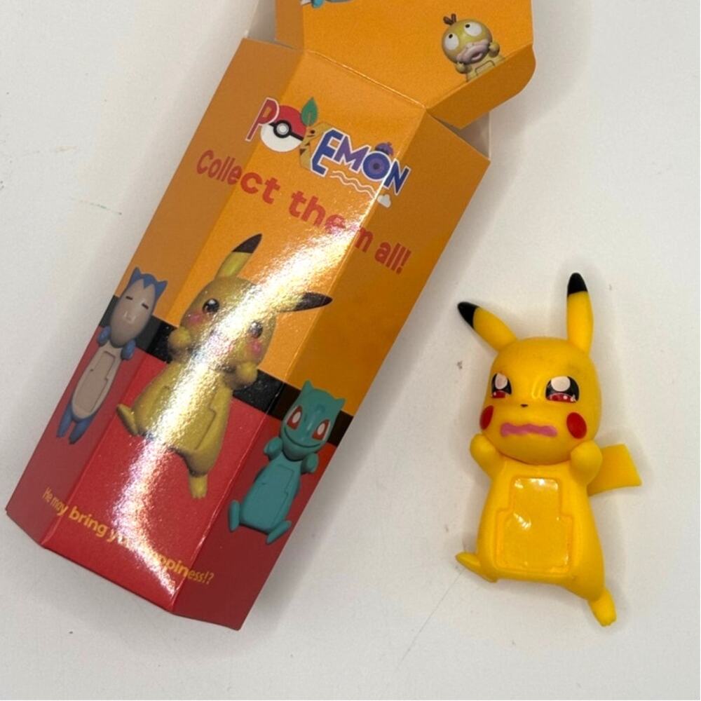 New Collectible Pokemon Pikachu, Attachable Mini Figure Open Blind Box